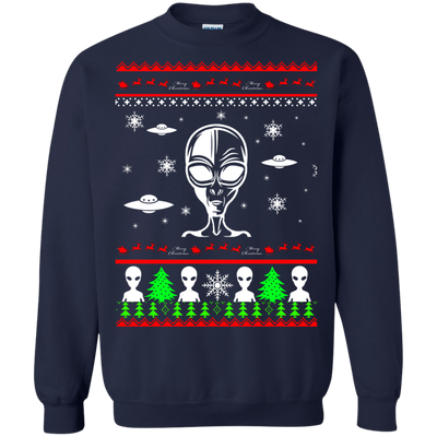 Alien Ugly Christmas Sweater, Funny Alien Christmas Sweater, Shirt