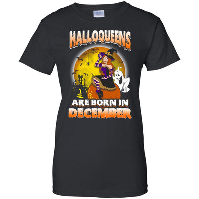 Halloqueens are born in December shirt, hoodie, tank