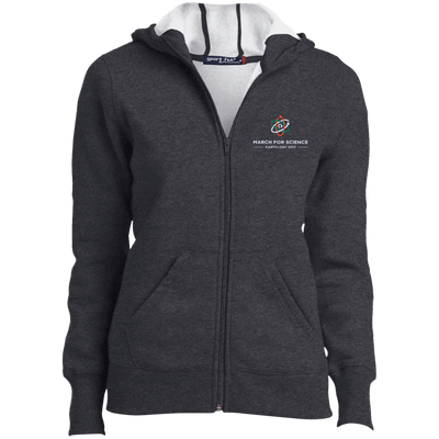March for Science on Earth Day embroidered zip hoodies
