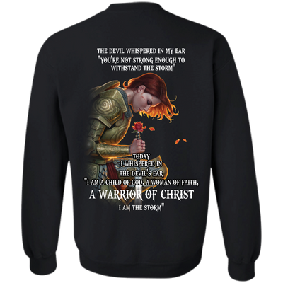 Back side Rose Red: The devil whispered in my ear shirt, hoodie