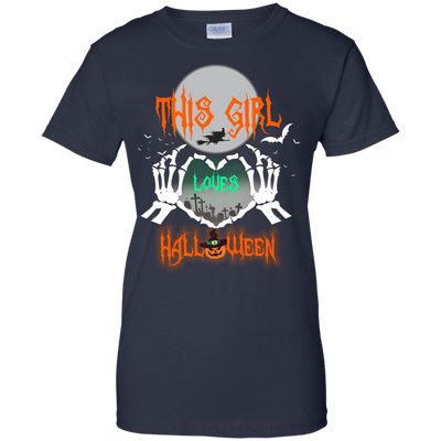 This girl loves Halloween shirt, tank, hoodie