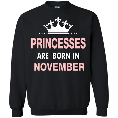 Princesses Are Born in November Shirt, Hoodie, Tank
