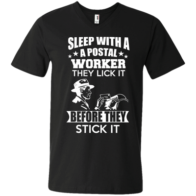 Sleep With a Postal Worker They Lick It Before They Stick It Shirt, Hoodie, Sweater