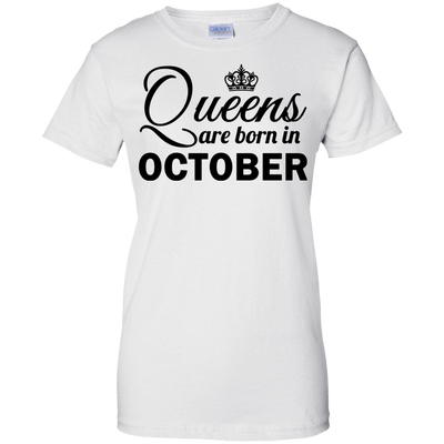 Queens are born in October Shirt, Hoodie, Tank