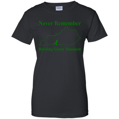 Never Remember Bowling Green Massacre Shirt, Hoodie, Tank