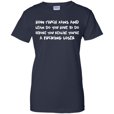 Russ After Show Message shirt: How much xans and lean do you have to do