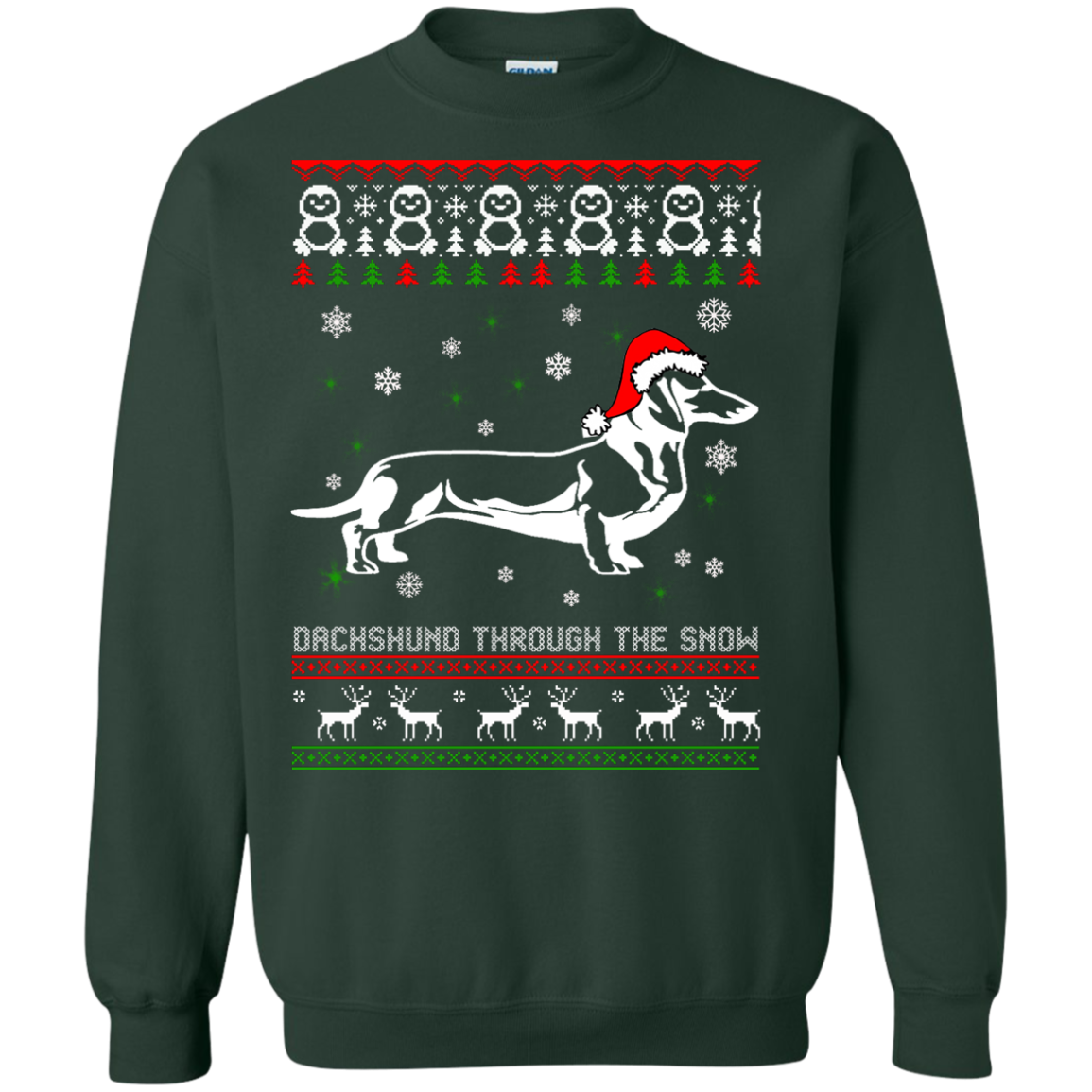Dachshund Through The Snow Sweater, Shirt, Hoodie