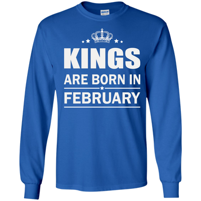 Kings are born in February Shirt, Hoodie, Tank