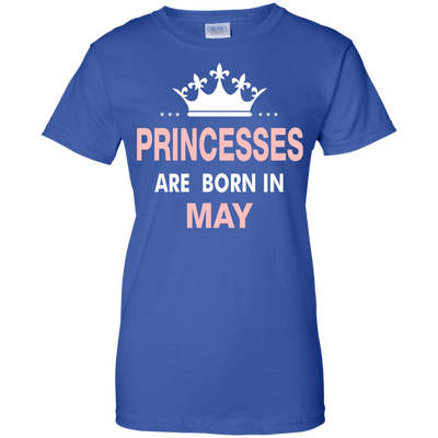 Princesses Are Born in May Shirt, Hoodie, Tank