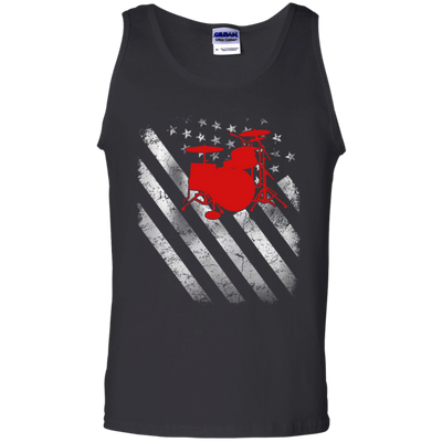 America Flag Drum shirt/hoodie/tank top - ifrogtees