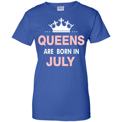 Queens are born in July Shirt, Hoodie, Tank