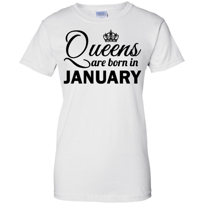 Queens are born in January shirt, tank top, sweater