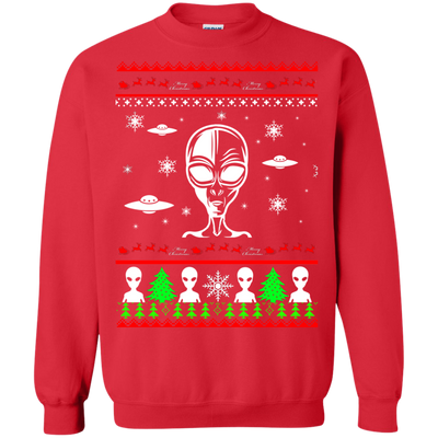 Alien Ugly Christmas Sweater, Funny Alien Christmas Sweater, Shirt