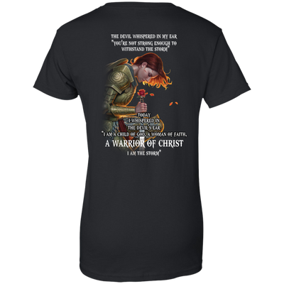 Back side Rose Red: The devil whispered in my ear shirt, hoodie