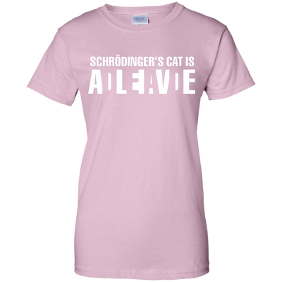 Schrodinger's Cat Is ALIVE shirt, tank, racerback