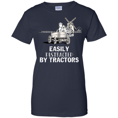Easily distracted by tractors shirt, hoodie, tank