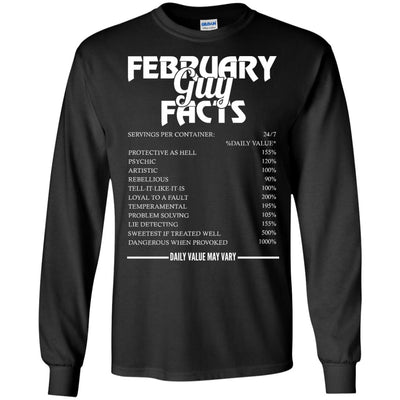 February guy facts servings per container shirt