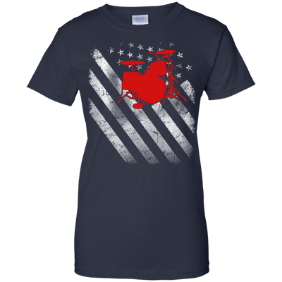 America Flag Drum shirt/hoodie/tank top - ifrogtees