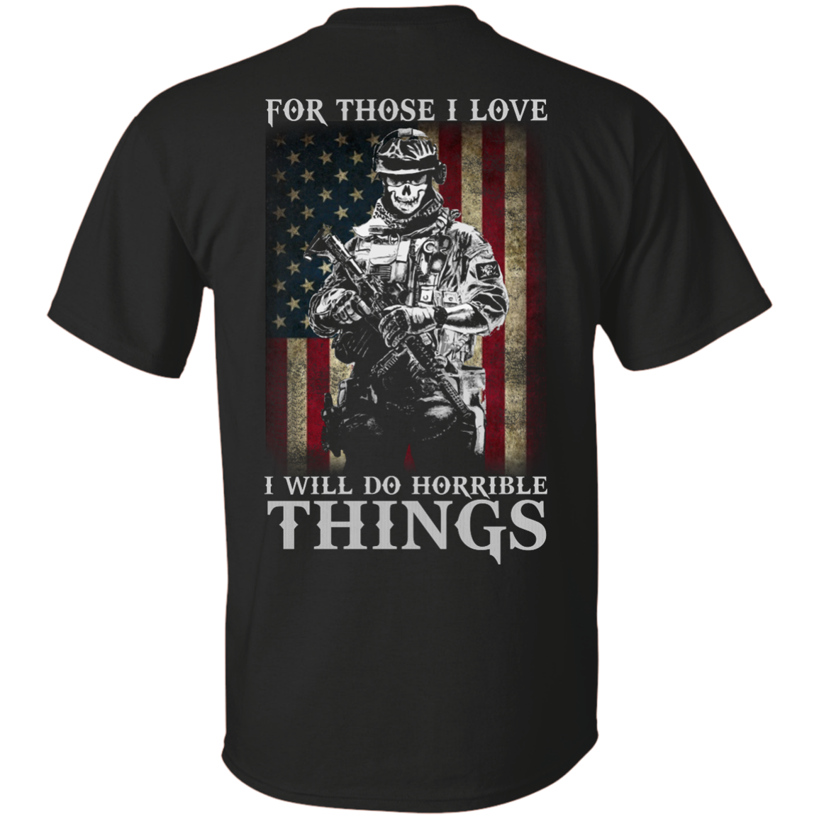 Veteran For Those I love shirt, tank top, back side