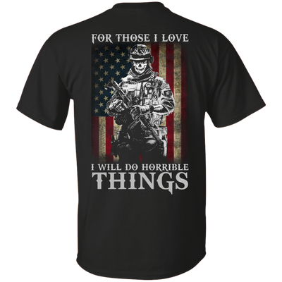 Veteran For Those I love shirt, tank top, back side