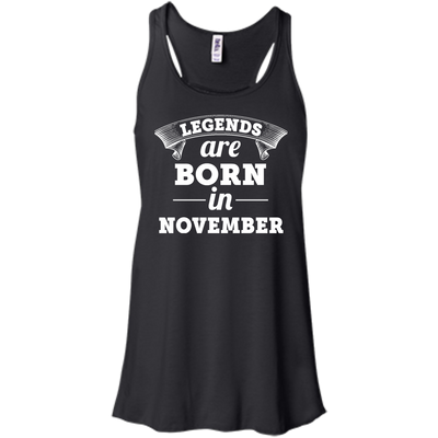 Legends are born in November Shirt, Hoodie, Tank
