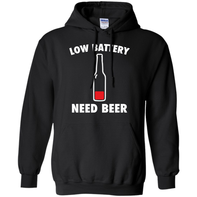Low battery need beer shirt, tank, hoodie