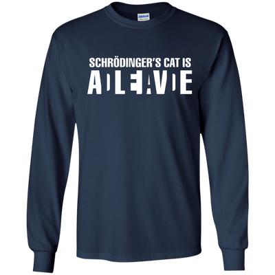 Schrodinger's Cat Is ALIVE shirt, tank, racerback