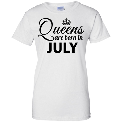 Queens are born in July Shirt, Hoodie, Tank