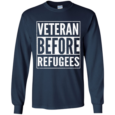 Veterans Before Refugees T-shirt, Tank