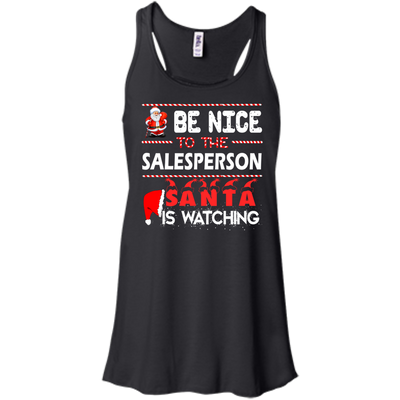 Be nice to the salesperson Santa is watching sweater, shirt
