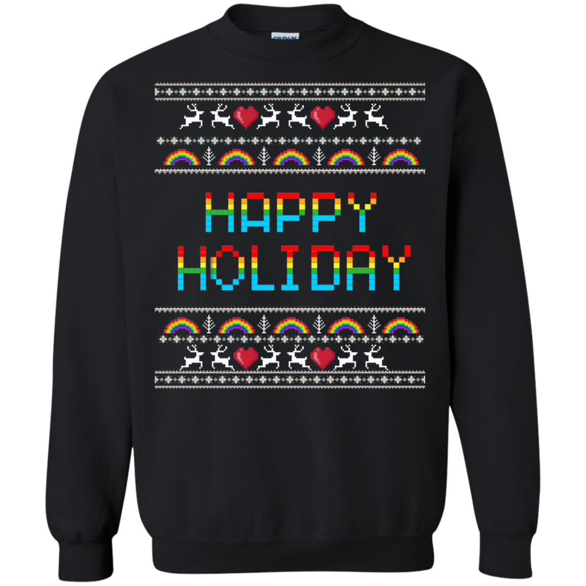 Happy Holiday ugly sweater, hoodie