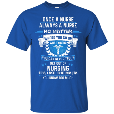 One a nurse always a nurse no matter where you go shirt, hoodie, tank