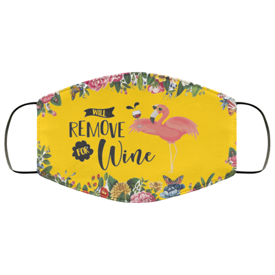 Flamingo Will Remove For Wine Face Mask