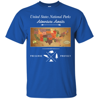 United State National Parks Map shirt, hoodie