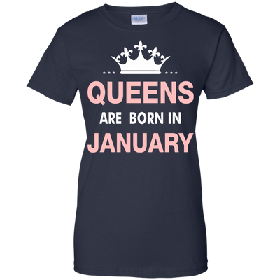 Queens are born in January Shirt, Hoodie, Tank