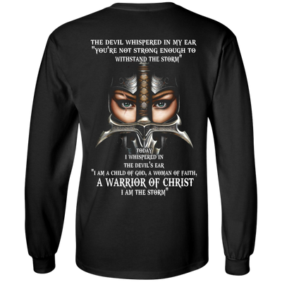 Woman Warrior: The devil whispered in my ear shirt, hoodie, tank
