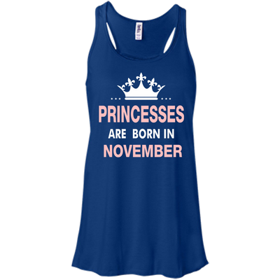 Princesses Are Born in November Shirt, Hoodie, Tank