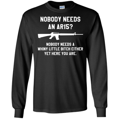 Nobody needs an AR15 funny t-shirt, tank top