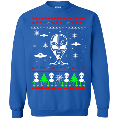 Alien Ugly Christmas Sweater, Funny Alien Christmas Sweater, Shirt