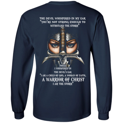 Woman Warrior: The devil whispered in my ear shirt, hoodie, tank