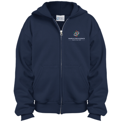 March for Science on Earth Day embroidered zip hoodies