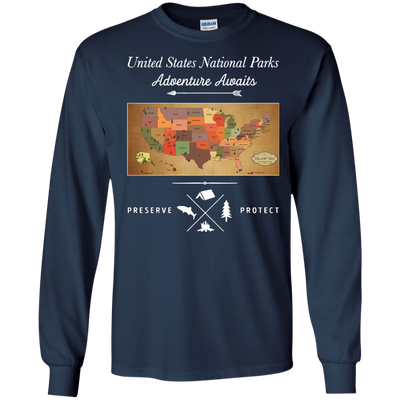 United State National Parks Map shirt, hoodie