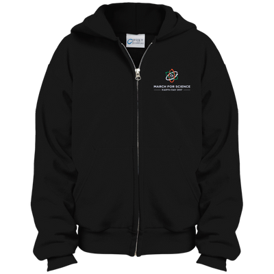 March for Science on Earth Day embroidered zip hoodies