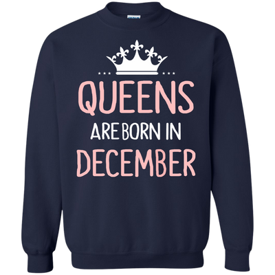 Queens are Born in December Shirt, Hoodie, Tank Top