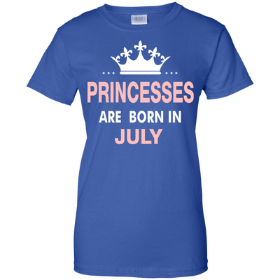 Princesses Are Born in July Shirt, Hoodie, Tank