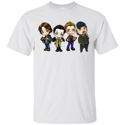 Supernatural: Sam Dean Castiel Idjit Chibi shirt, hoodie