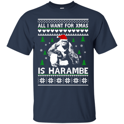 All I Want For Xmas Is Harambe Sweater, Shirt