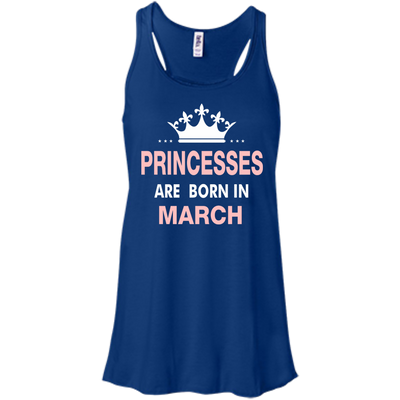 Princesses Are Born in March Shirt, Hoodie, Tank