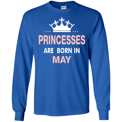 Princesses Are Born in May Shirt, Hoodie, Tank
