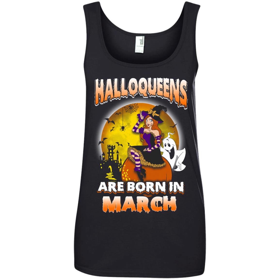 Halloqueens are born in March shirt, hoodie, tank